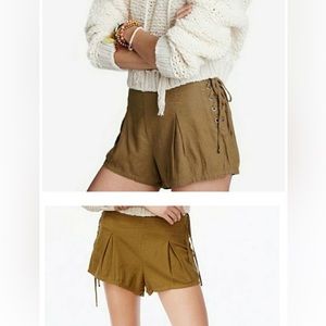 Free People Linen Shorts- small